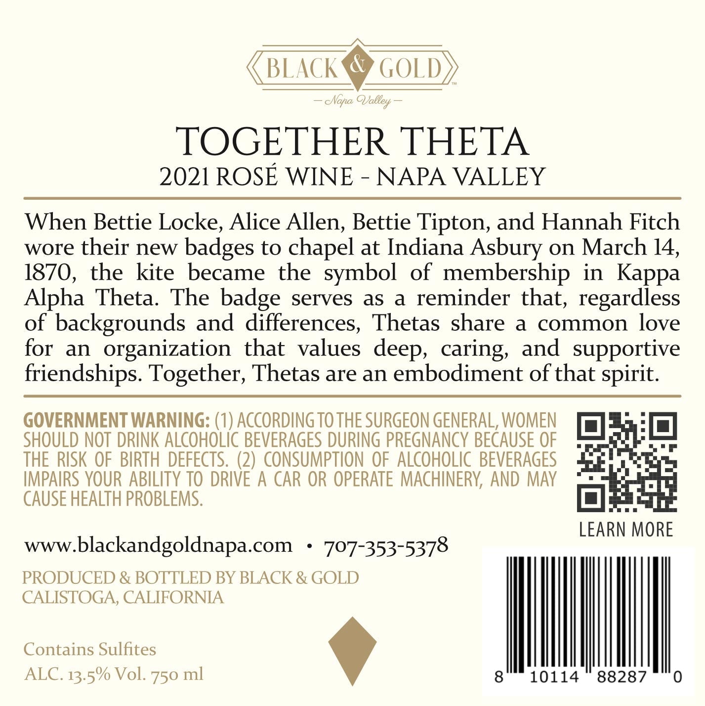 Together Theta - 2021 Rosé - Napa Valley