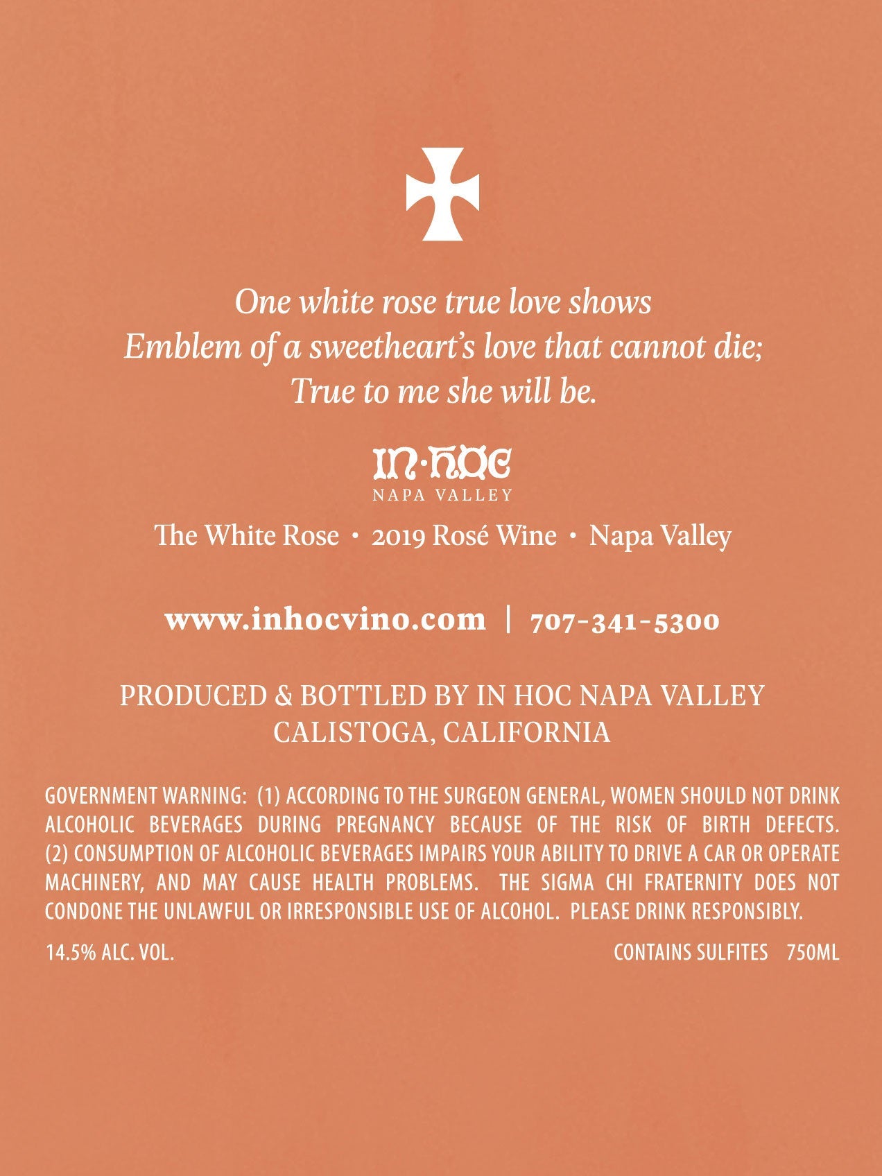 The White Rose - 2019 Nouveau - Napa Valley