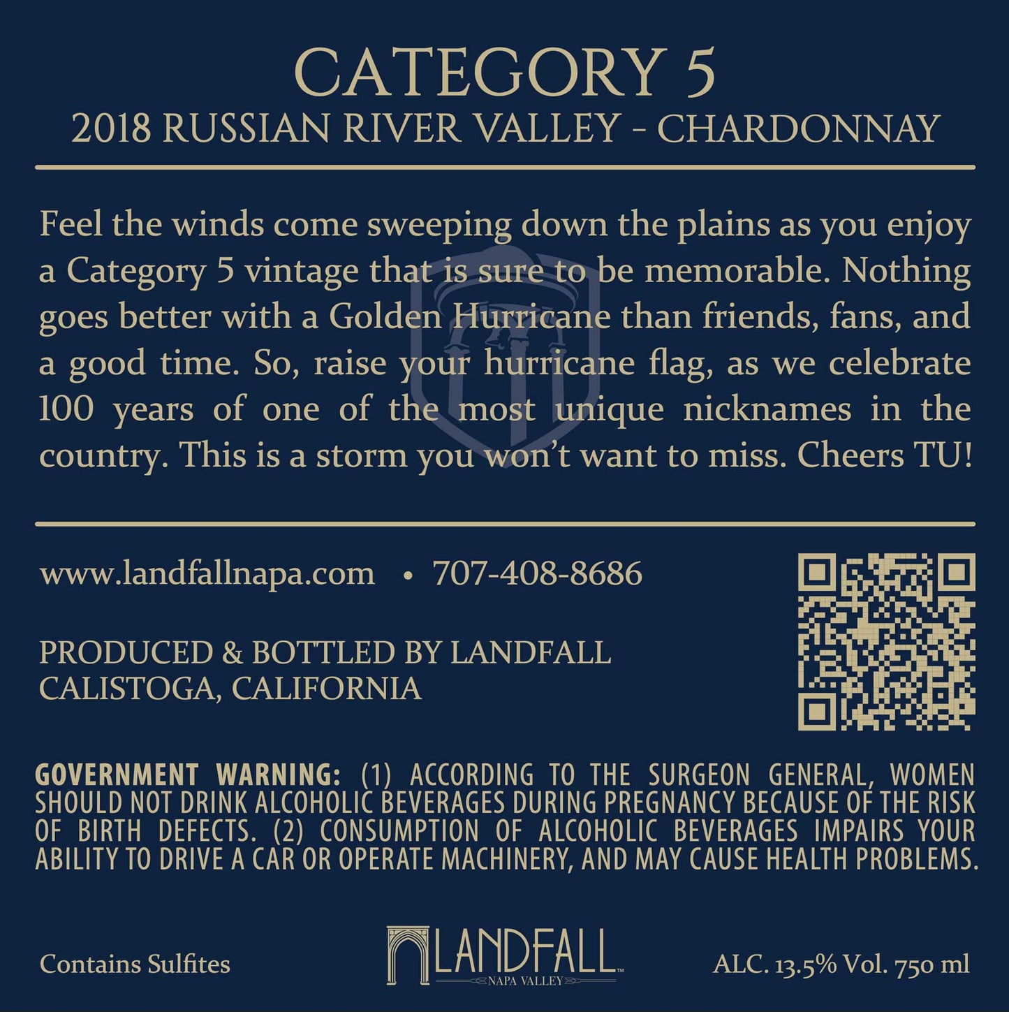 Category 5 - 2018 Chardonnay - Russian River Valley
