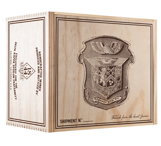 6-Bottle Wood Crate