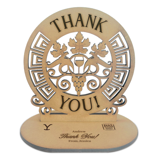 3D Wood Card - Client Appreciation
