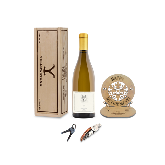 "Happy Retirement" Chardonnay