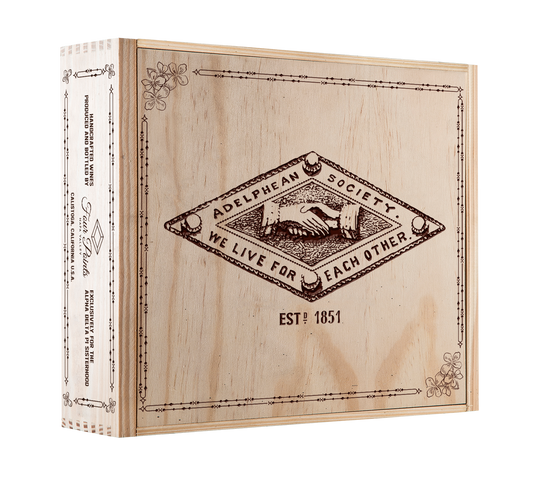 3-Bottle Wood Crate