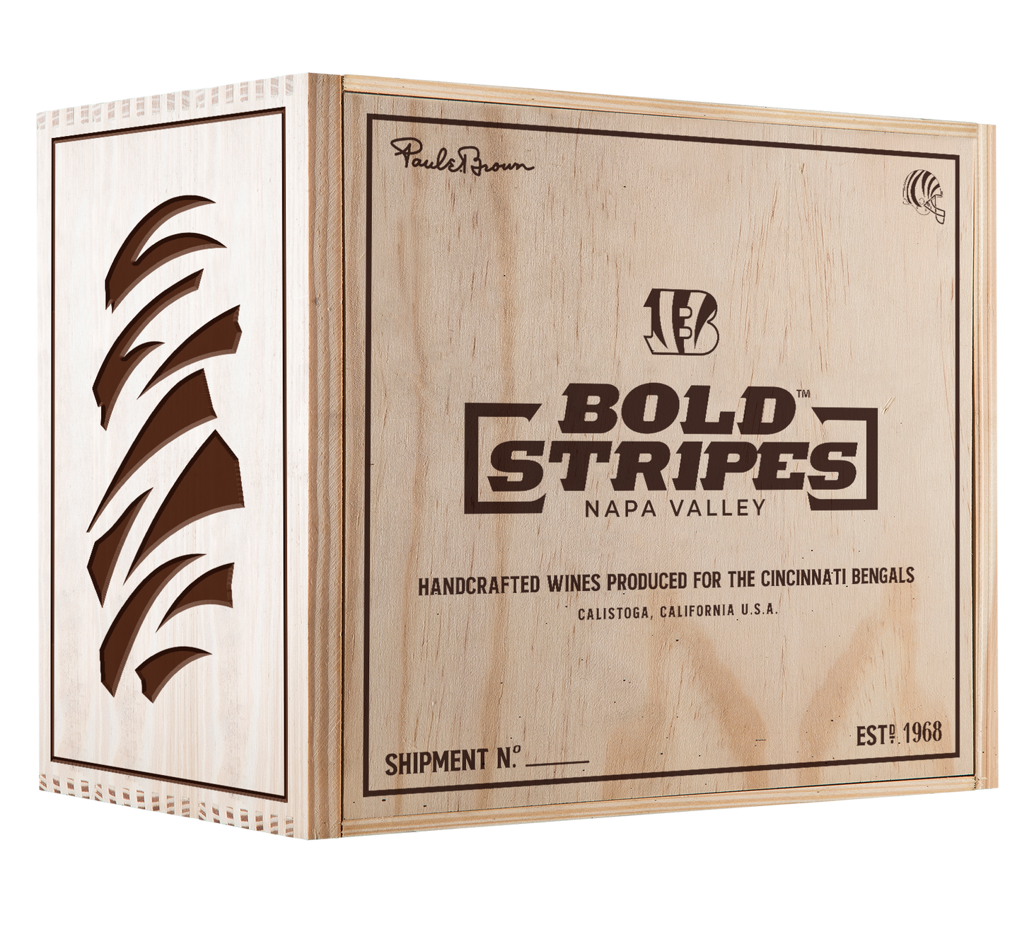 6-Bottle Wood Crate