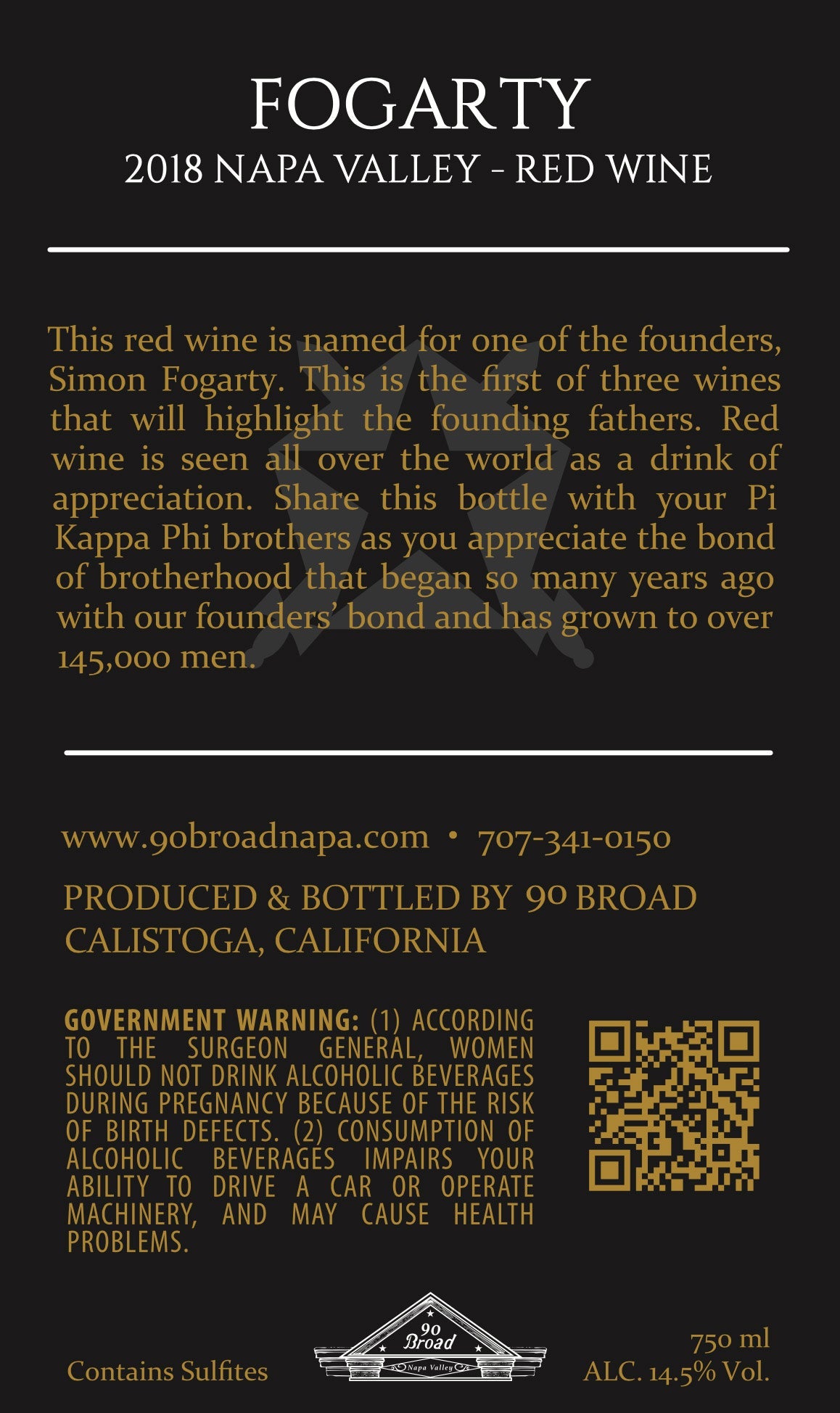 Fogarty - 2018 Red Wine - Napa Valley