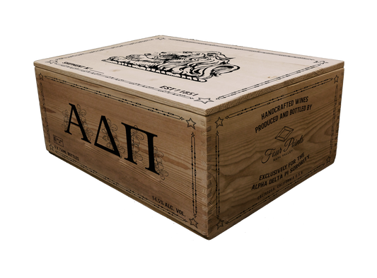 6-Bottle Wood Crate