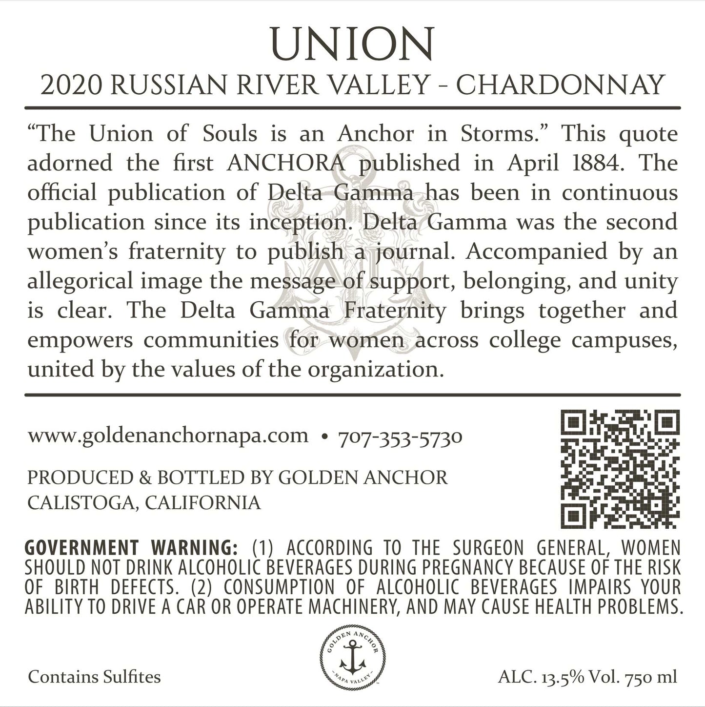 Union - 2020 Chardonnay - Russian River Valley