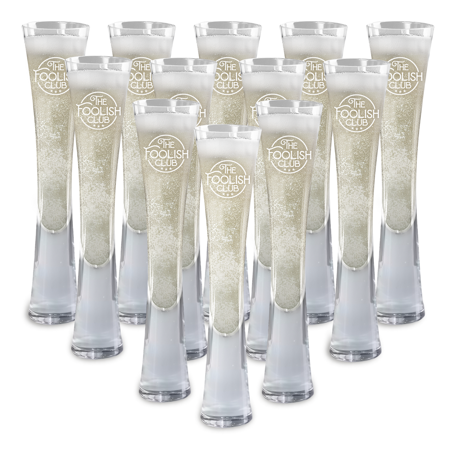 Hand Blown Artisan Crafted Champagne Flute
