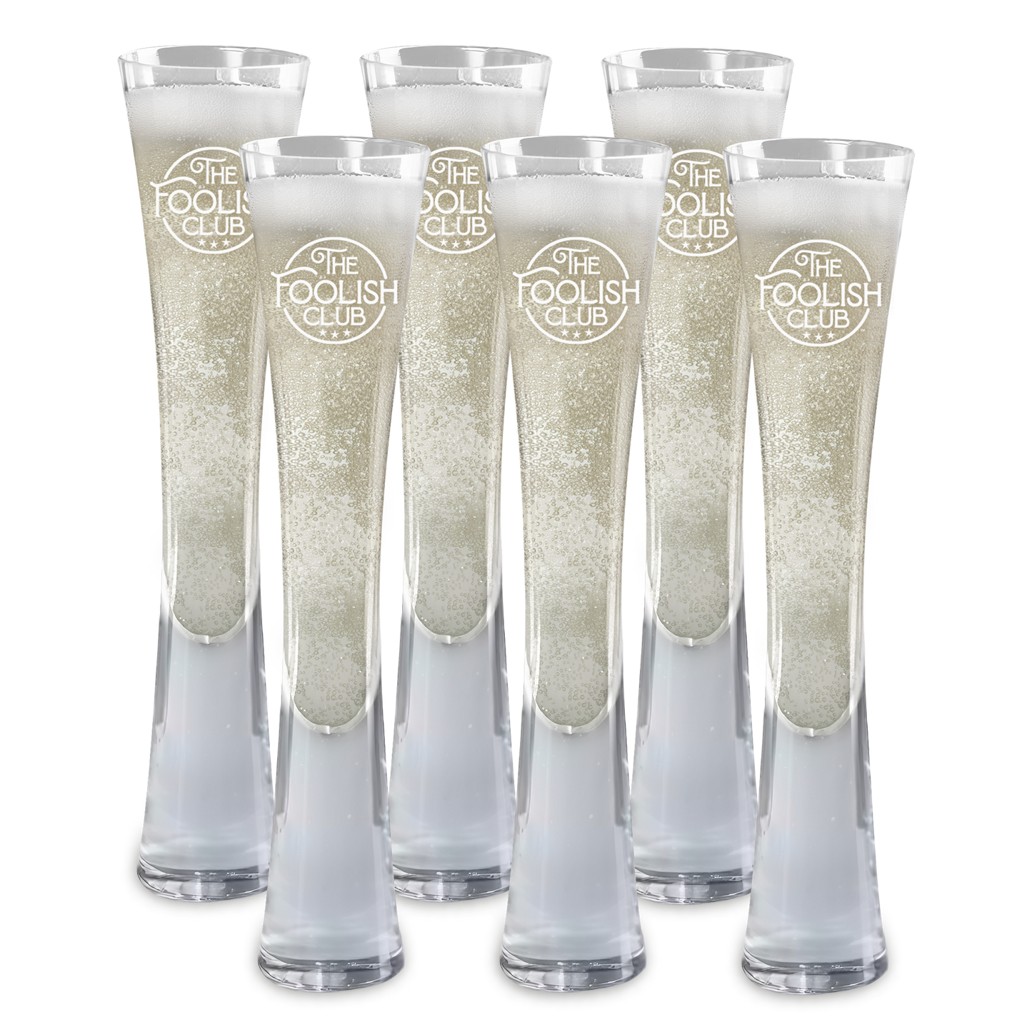 Hand Blown Artisan Crafted Champagne Flute