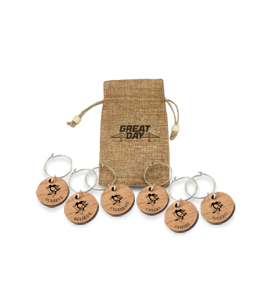 Wine Charms with Bag