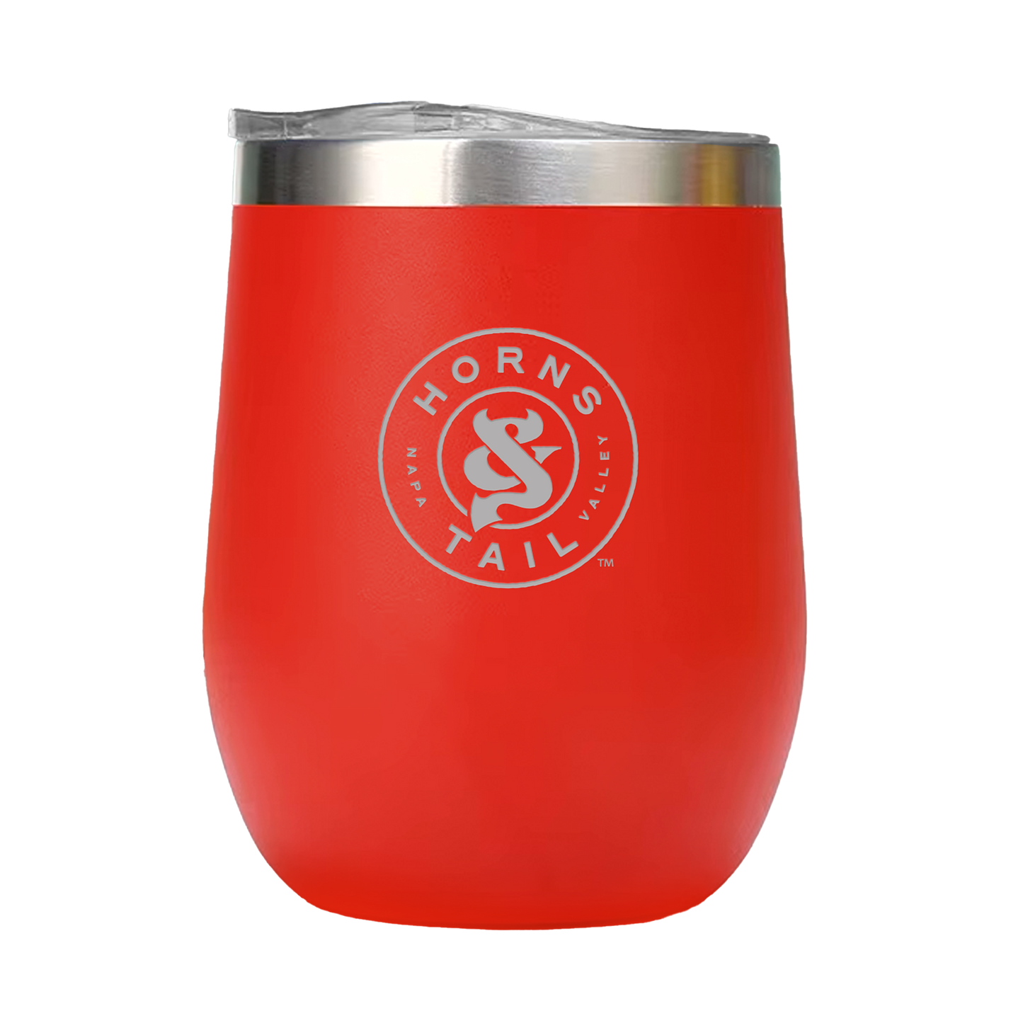 12oz Double Wall Stainless Steel Wine Tumbler with Lid