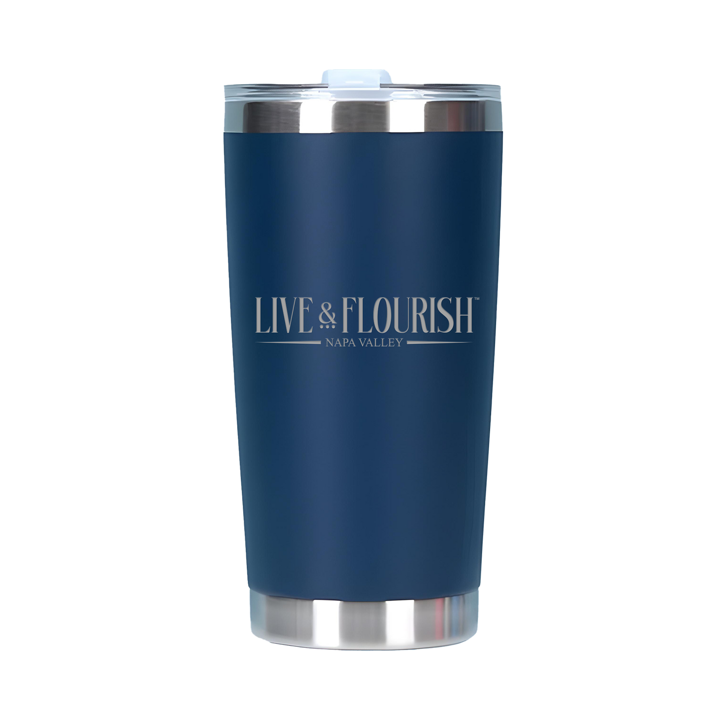 20oz Double Wall Stainless Steel Tall Tumbler with Lid