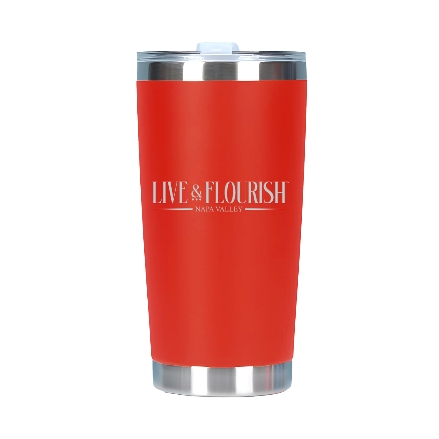 20oz Double Wall Stainless Steel Tall Tumbler with Lid