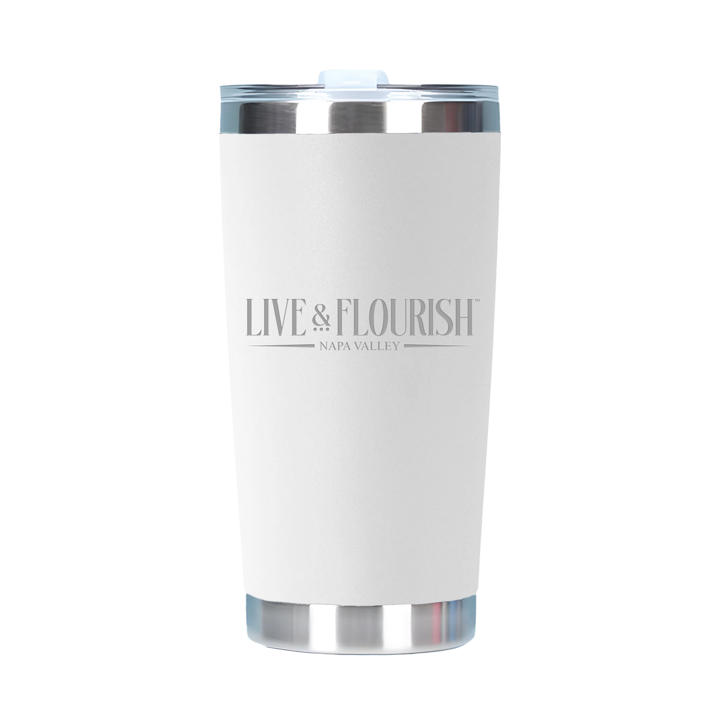 20oz Double Wall Stainless Steel Tall Tumbler with Lid