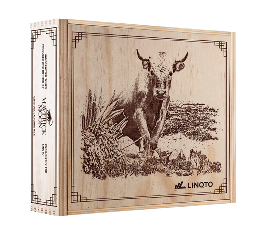 3-Bottle Wood Crate