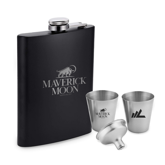 Black Flask Set