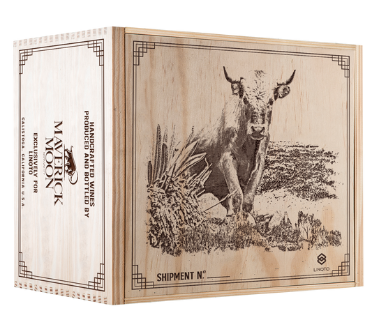6-Bottle Wood Crate