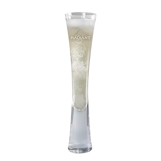 Hand Blown Artisan Crafted Champagne Flute