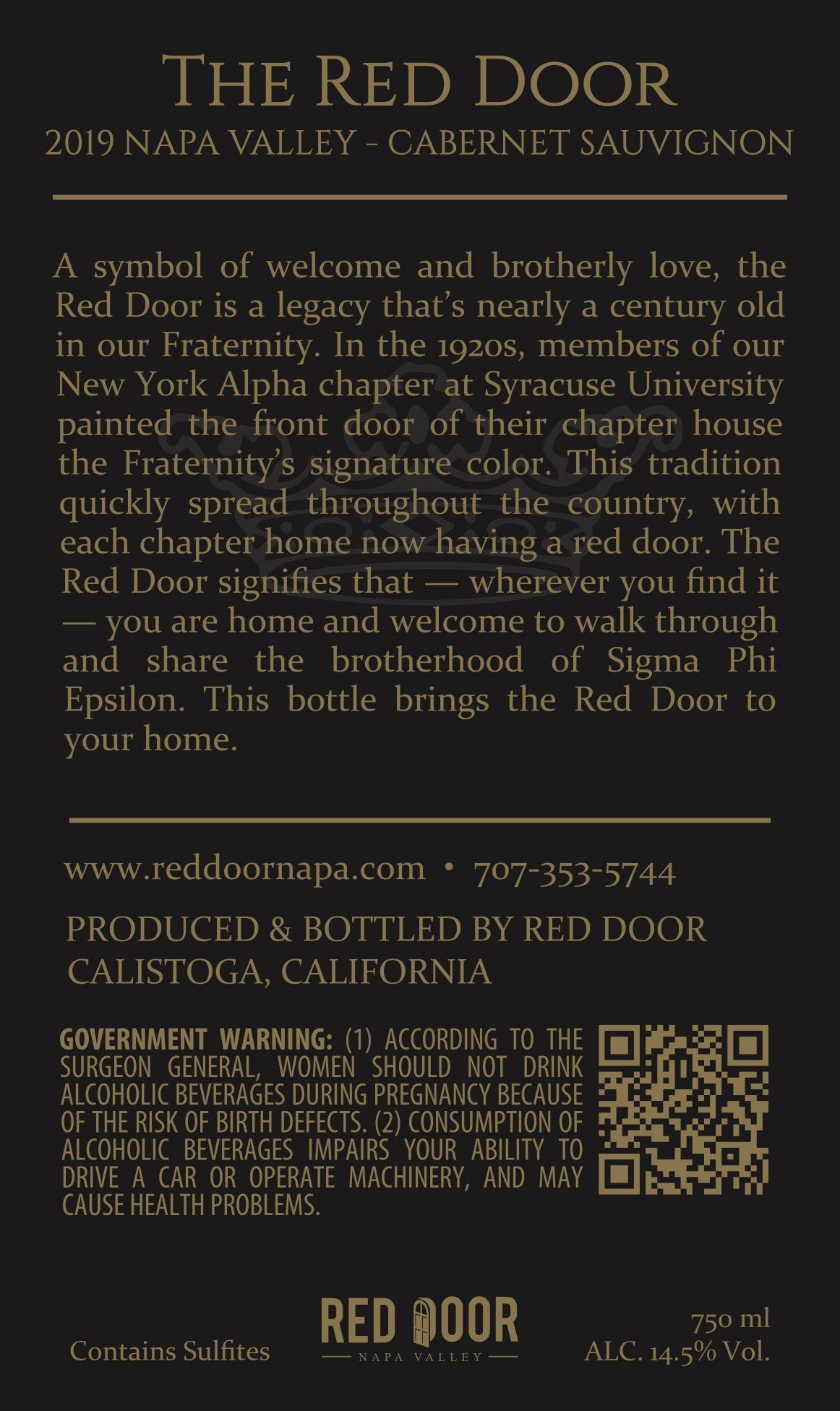 Red Door - 2019 Cabernet Sauvignon - Napa Valley