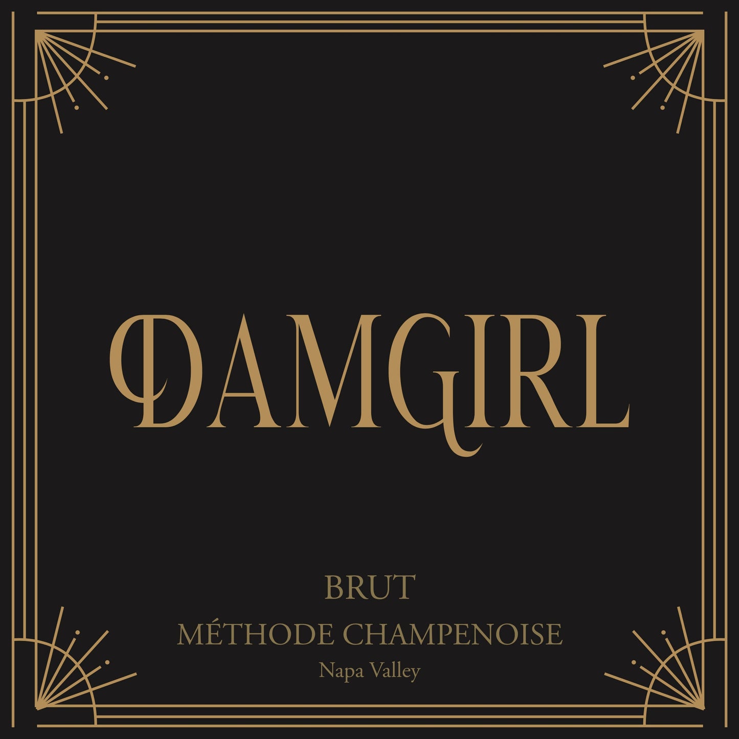 DAMGIRL - Sparkling Brut - Méthode Champenoise - Napa Valley