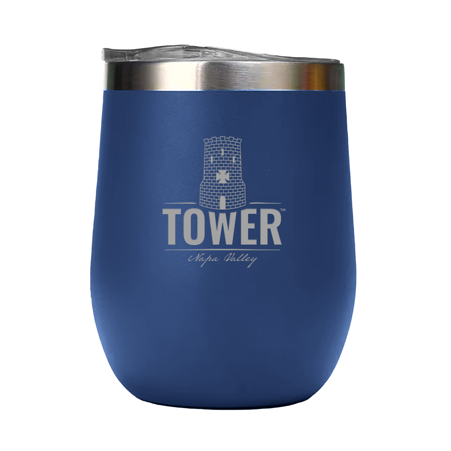 12oz Double Wall Stainless Steel Wine Tumbler with Lid