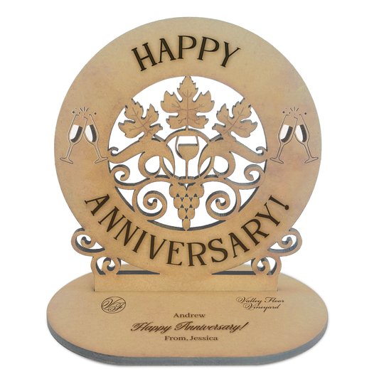 3D Wood Card - Anniversary