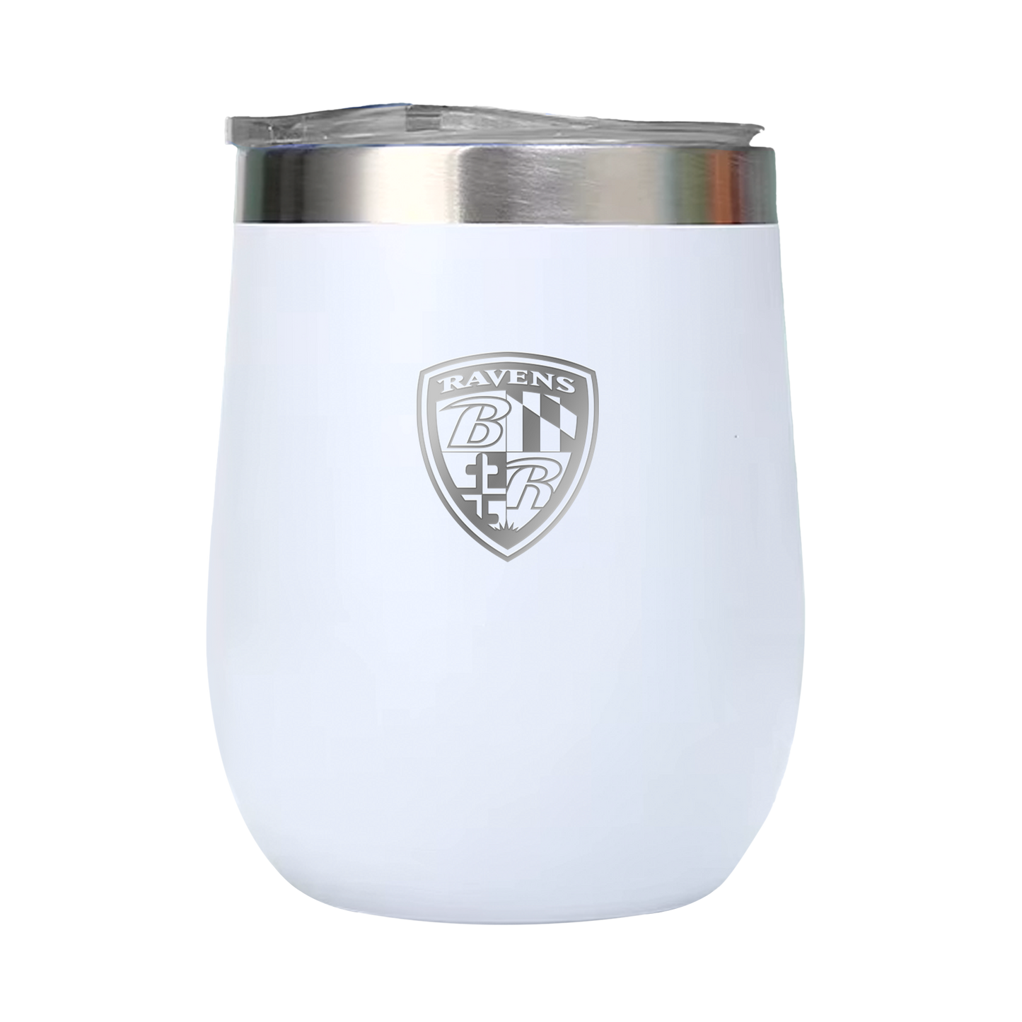 12oz Double Wall Stainless Steel Wine Tumbler with Lid