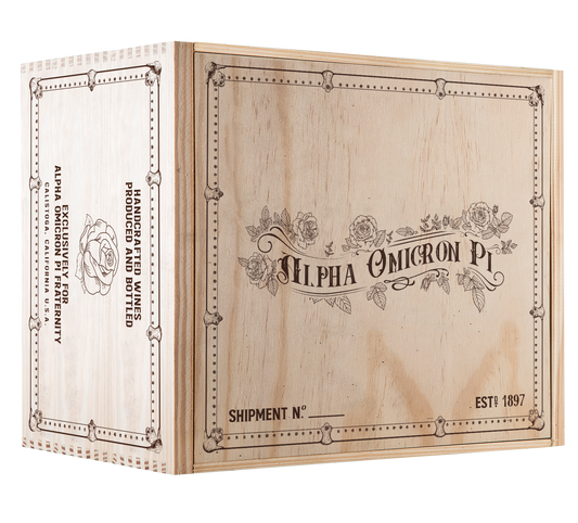 6-Bottle Wood Crate