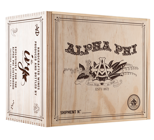 6-Bottle Wood Crate