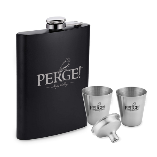 Black Flask Set