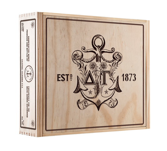 3-Bottle Wood Crate