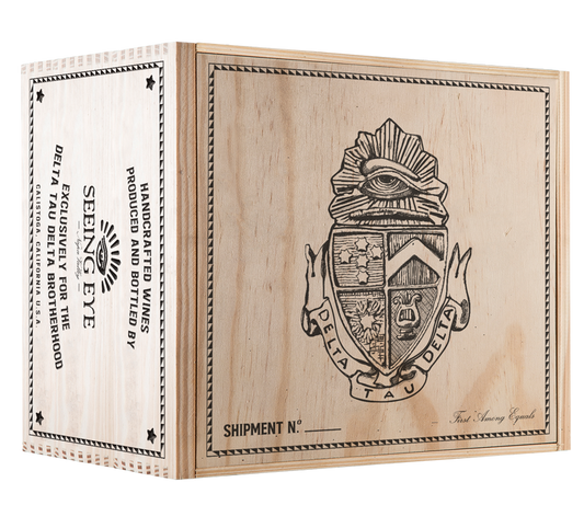 6-Bottle Wood Crate