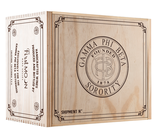 6-Bottle Wood Crate