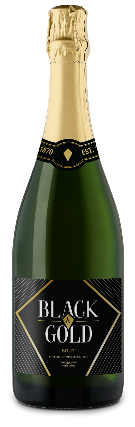 Black & Gold - 2018 Sparkling Brut - Méthode Champenoise - Napa Valley