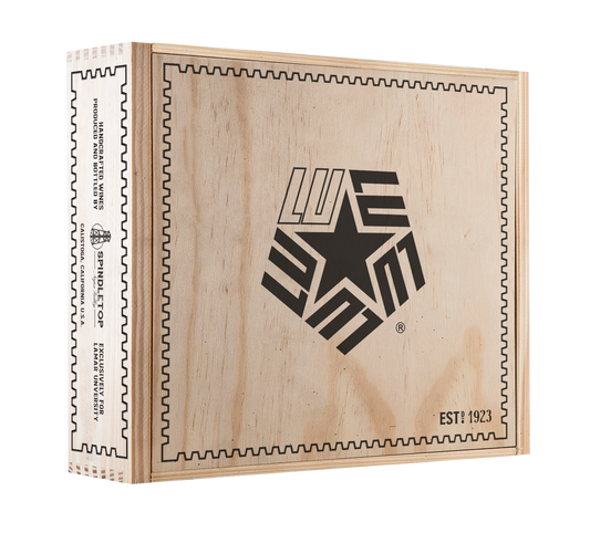 3-Bottle Wood Crate