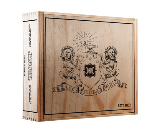 3-Bottle Wood Crate