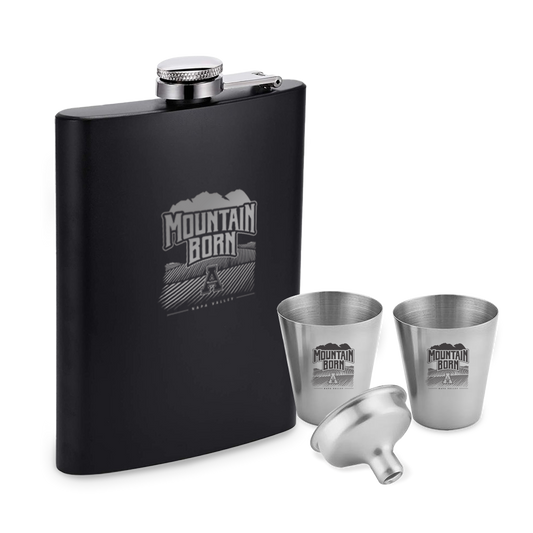 Black Flask Set