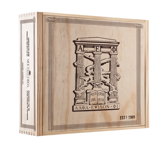 3-Bottle Wood Crate