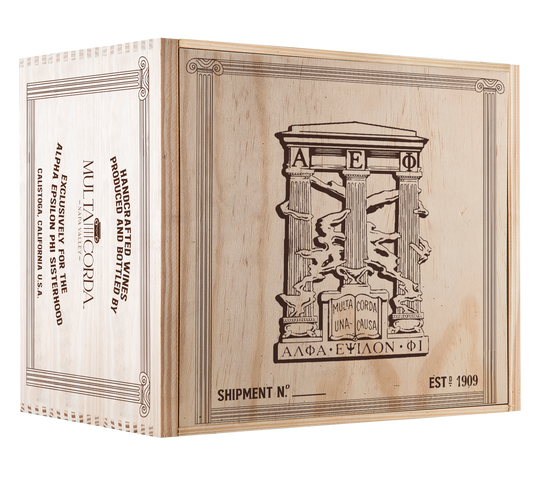 6-Bottle Wood Crate