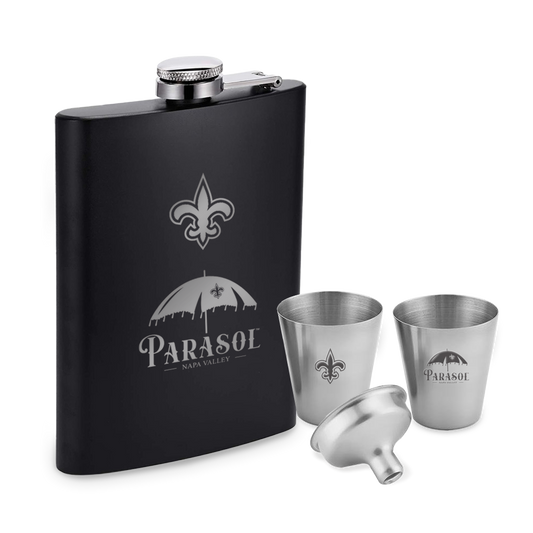 Black Flask Set