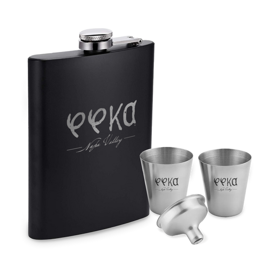 Black Flask Set