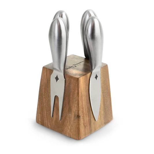 Wood Block Knives Set
