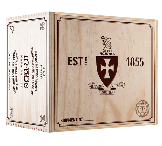 6-Bottle Wood Crate