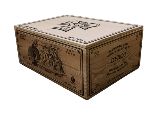 6-Bottle Wood Crate