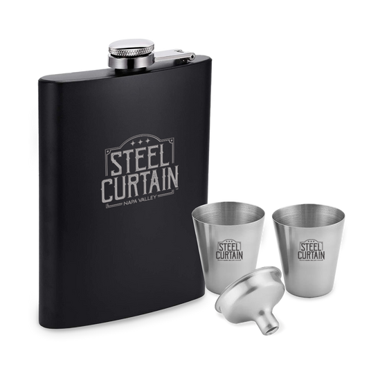 Black Flask Set
