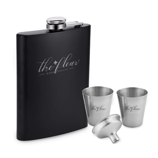 Black Flask Set