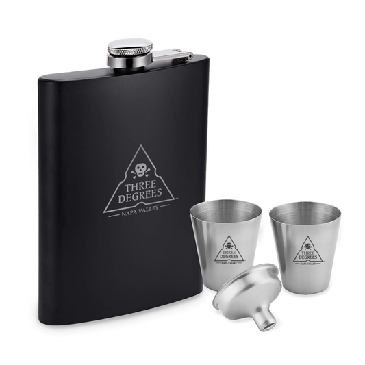 Black Flask Set