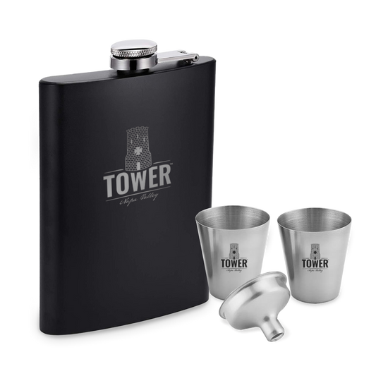 Black Flask Set