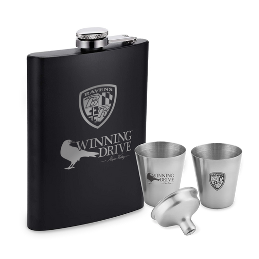 Black Flask Set