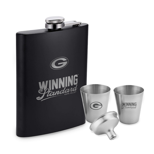 Black Flask Set